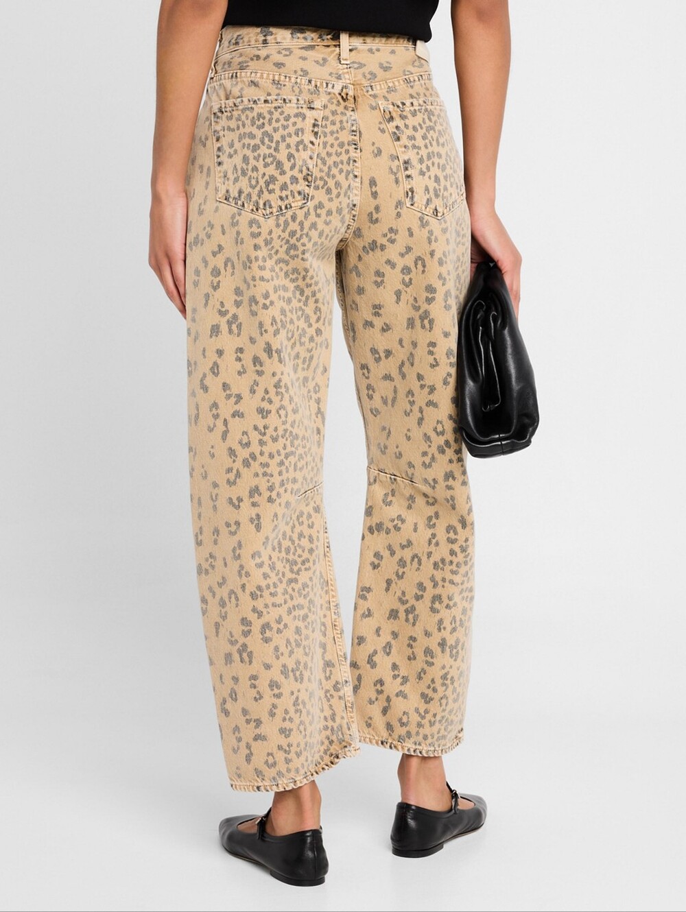 Citizens Of Humanity Miro Cheetah-Print Relaxed Barrel Jeans - Picture 11 of 11